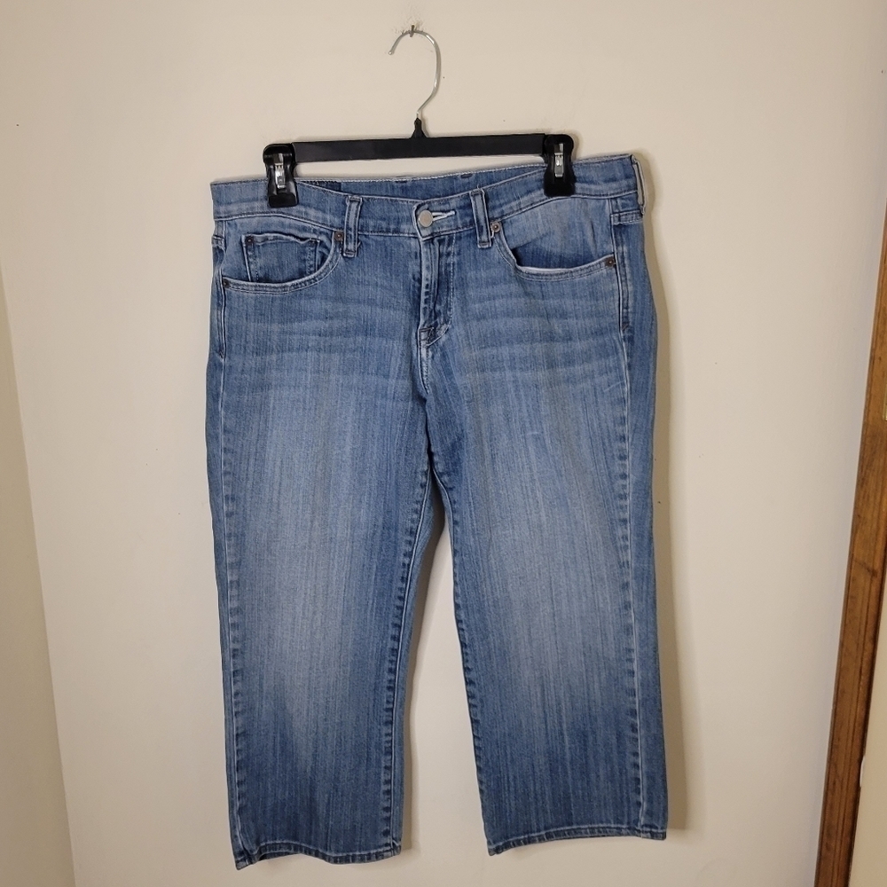 Vintage Lucky Brand Women's Crop Denim Jeans - Size (8) - Excellent Condition